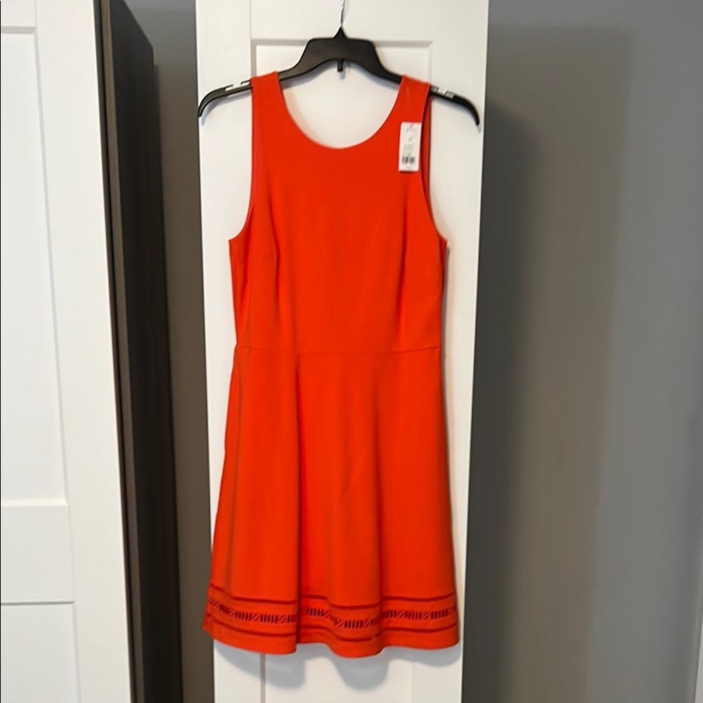 Banana Republic Orange Sleeveless Dress